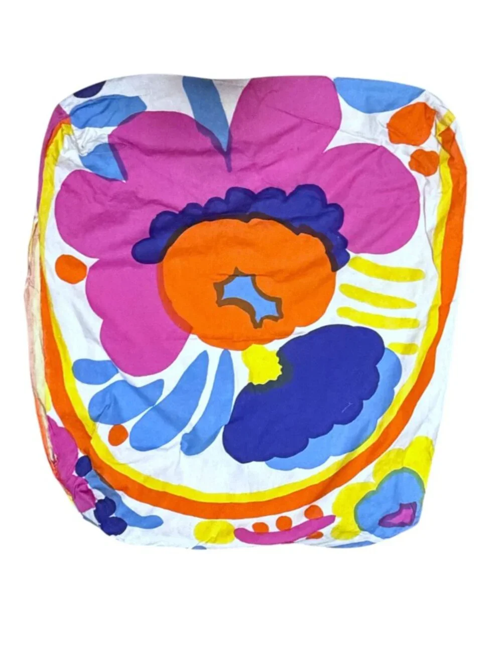 Handmade Marimekko Karuselli Unikko Print Pillow Shams Covers Mod Maximalist